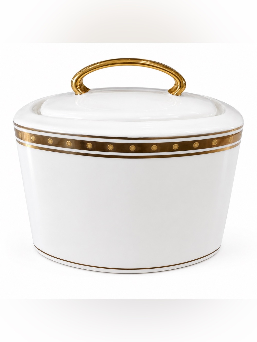 Kate Spade x Lenox Collaboration Sugar Bowl - 24k Gold Bone China